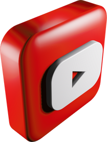 Youtube 3D Logo